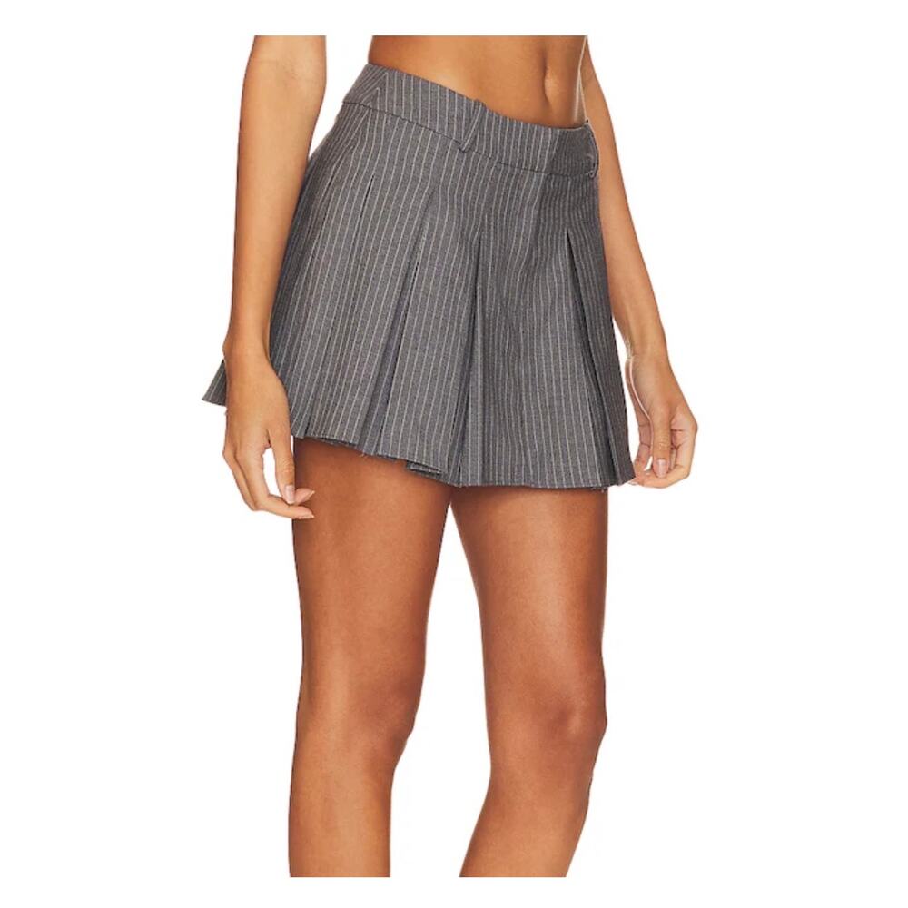 Nwt Amanda uprichard Braylon pleated skirt skort shorts sz L - Picture 2 of 7